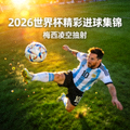 2026世界杯精彩进球集锦：梅西凌空抽射